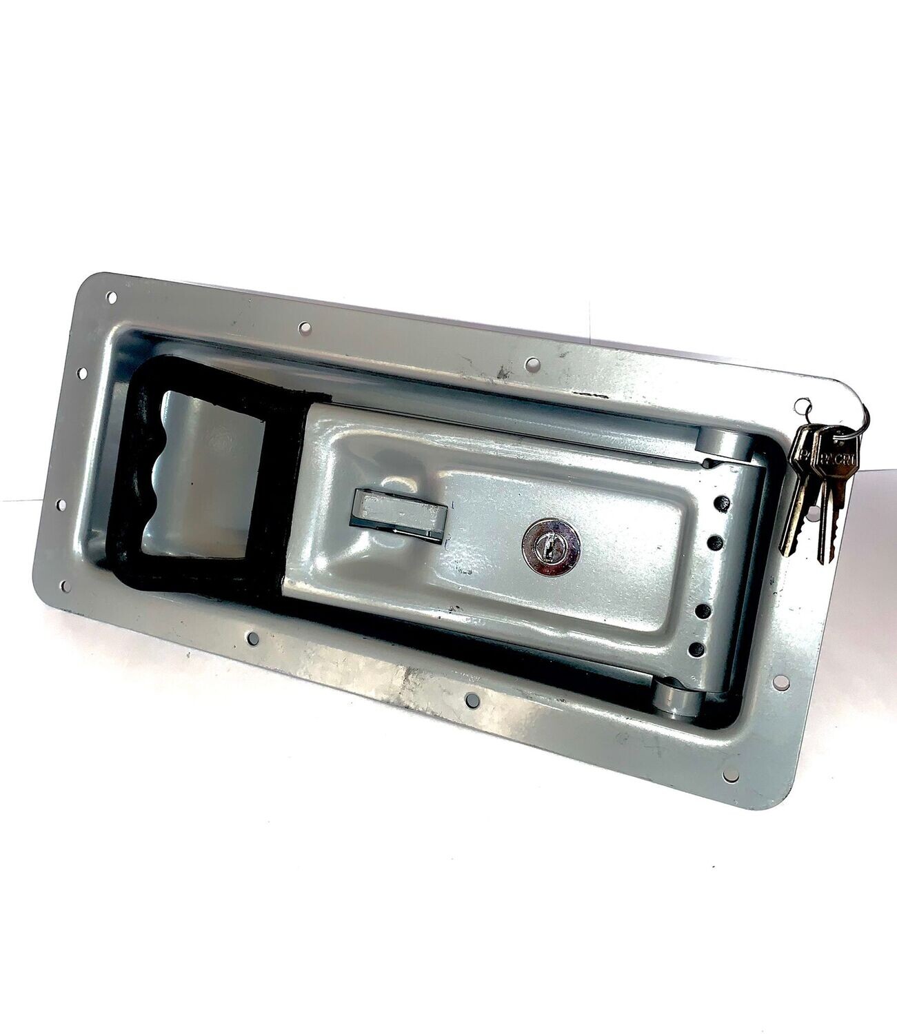 Bandeja y Cerradura Gris con Llave