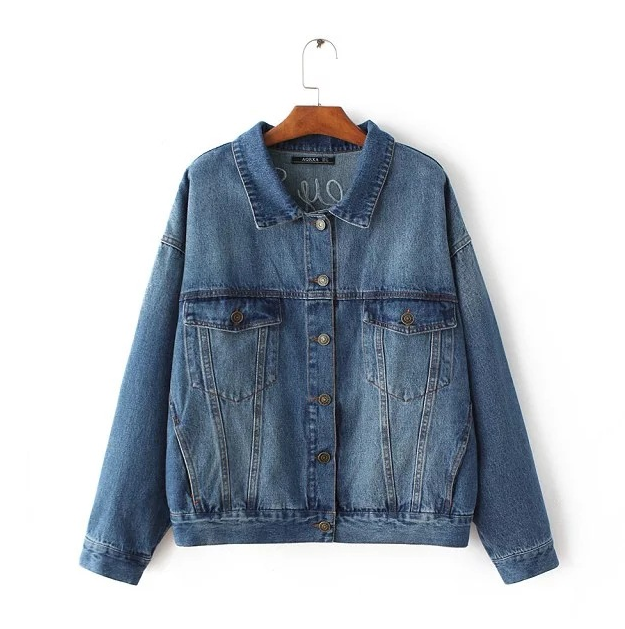 Happy Times Flamingo - Denim Jacket