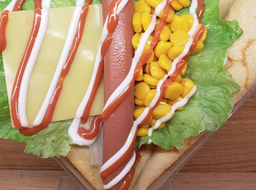 Sausage and Cheese Crepe