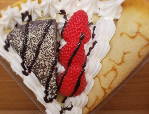 Strawberry Chocolate Cake Crepe