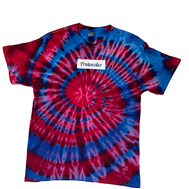Spiral Red &amp; Turquoise