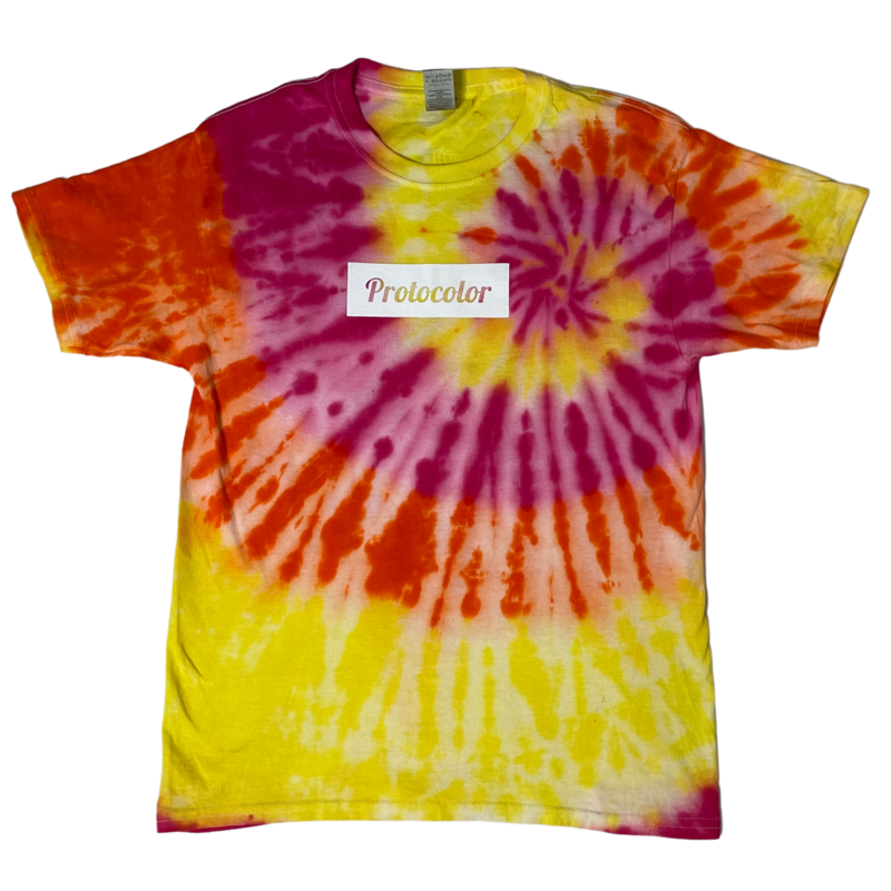 Spiral Yellow, Pink &amp; Orange