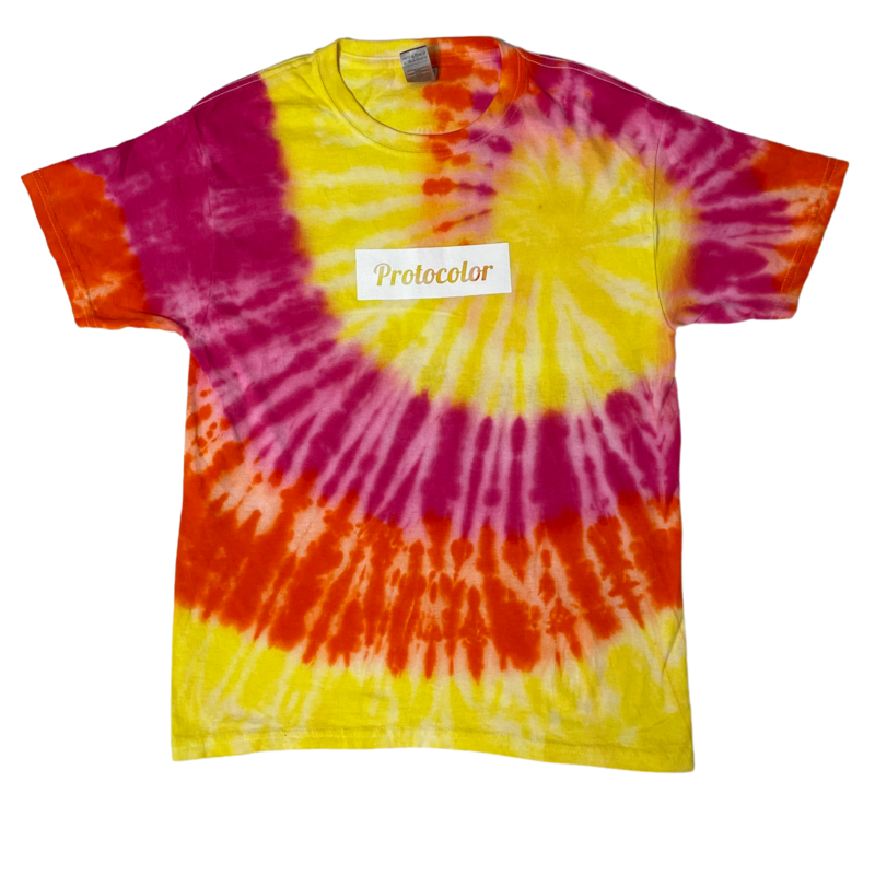 Spiral Yellow, Pink &amp; Orange