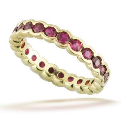 The Ruby Wave Ring