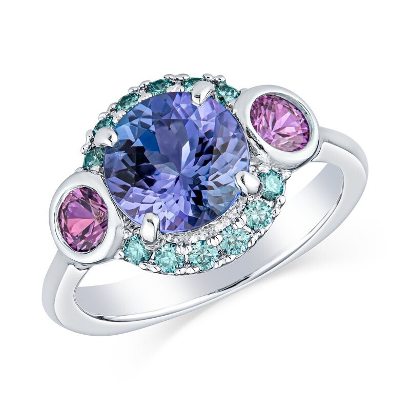 Tanzanite and hotsell topaz ring