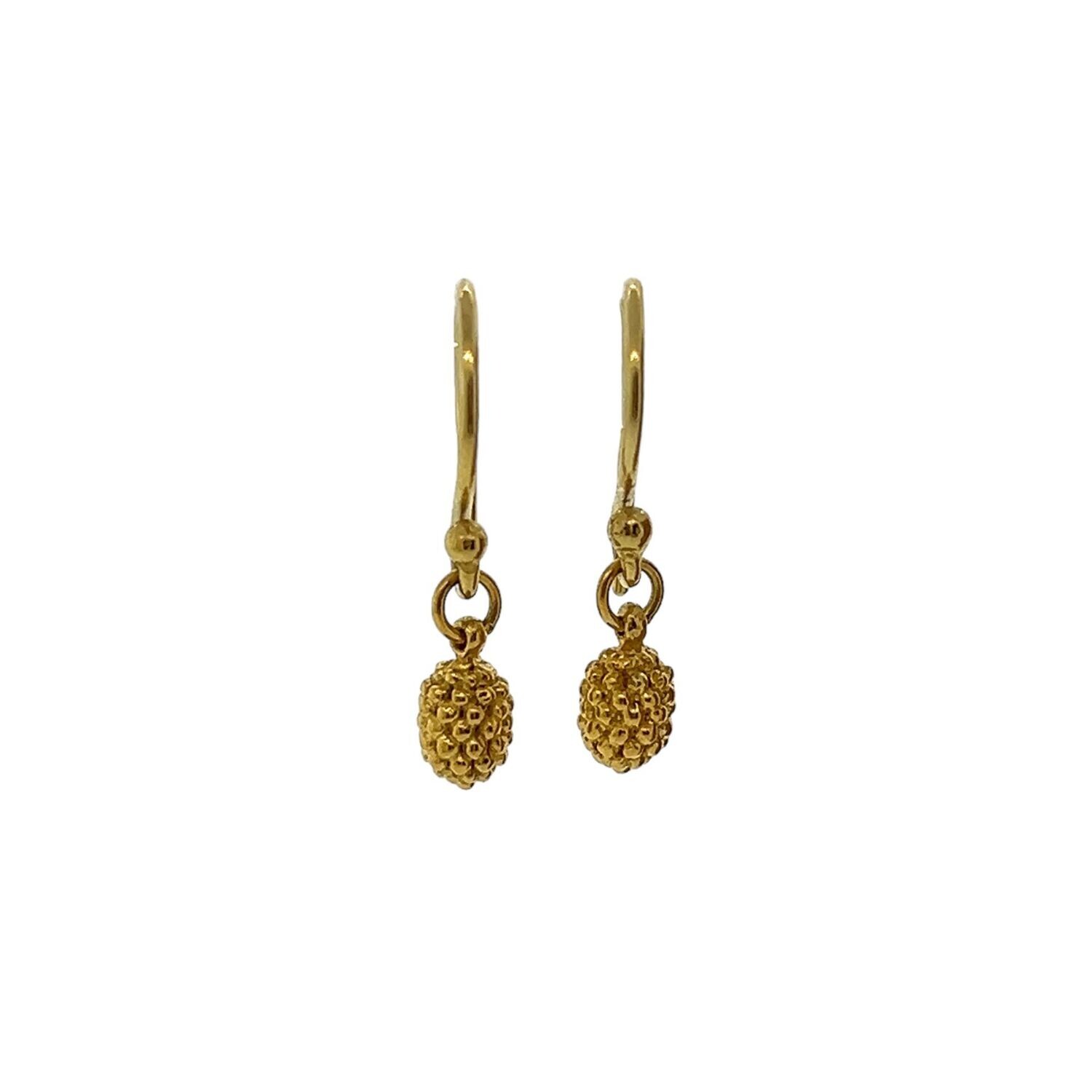 Blackberries Single 18k Gold Earrings