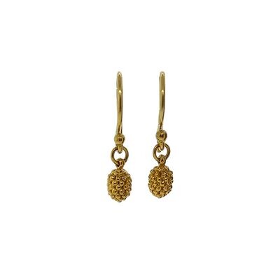 Blackberries Single 18k Gold Earrings