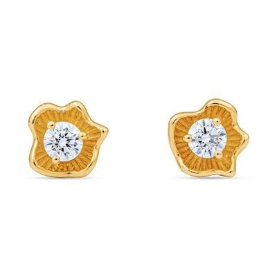 Florette Diamond Stud Earrings