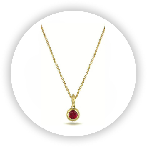 Ruby Avalon Pendant