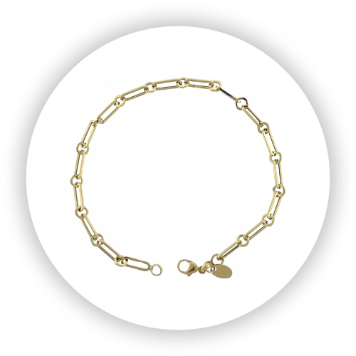 Fancy Paperclip Bracelet