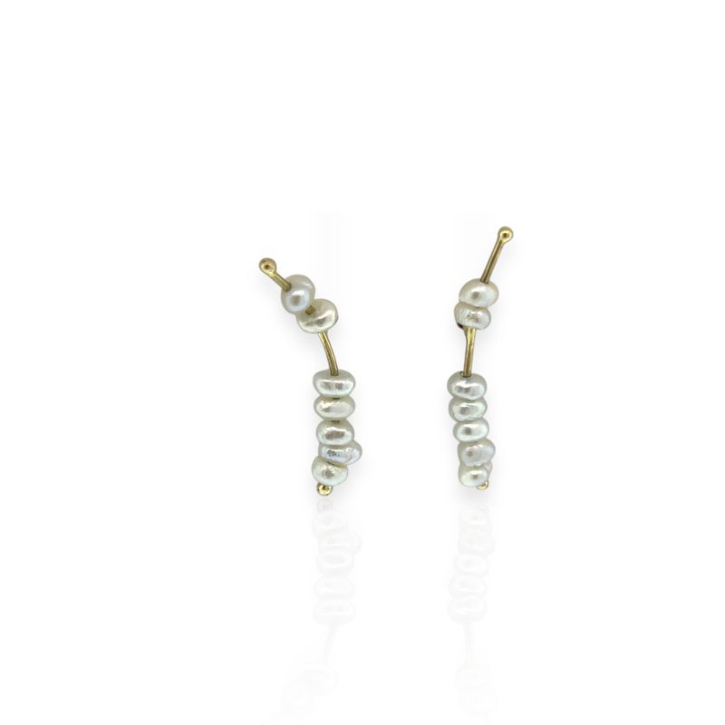 Keshi Pearl Earring Climber