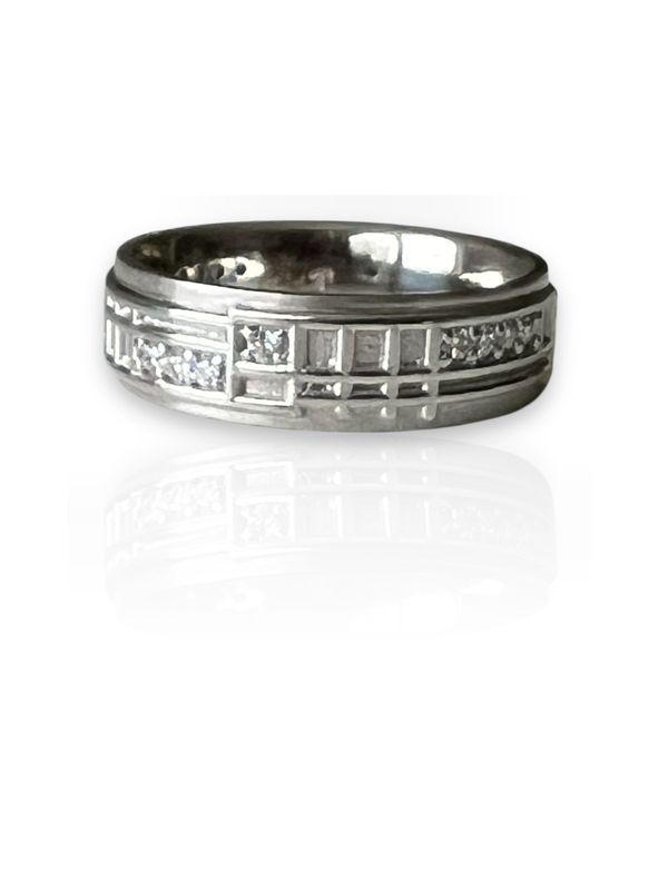 Platinum Prairie Style with Diamonds