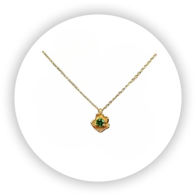 Florette Pendant with Tsavorite Garnet