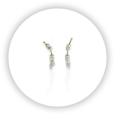 Keshi Pearl Earring Climber