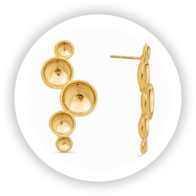 Champagne Bubble Earrings