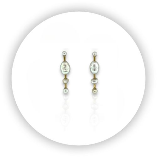 Keshi Pearl Earring