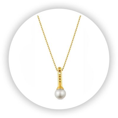 Art Deco Inspired South Sea Pearl Pendant