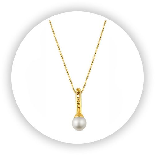 Art Deco Inspired South Sea Pearl Pendant