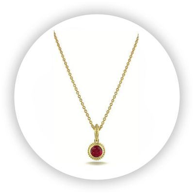 Ruby Avalon Pendant