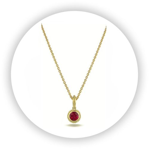 Ruby Avalon Pendant