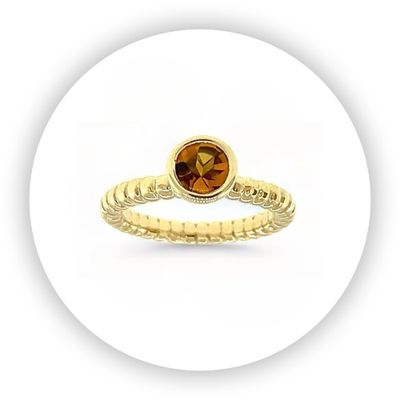 Stacks Beaded Band with Citrine Stacks Beaded Band with Citrine
