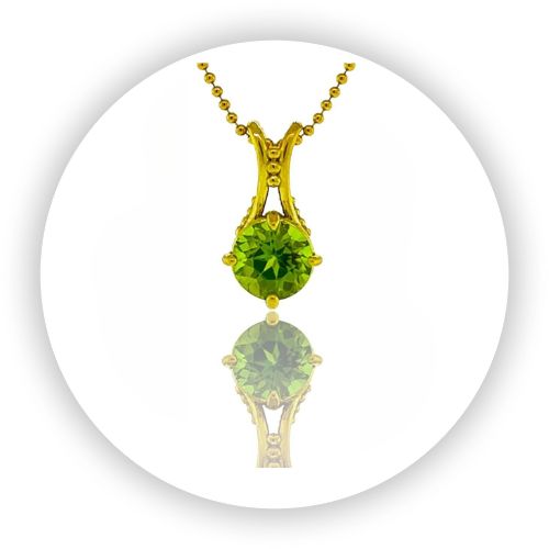 Peridot Cuzio Pendant