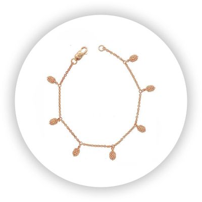 Blackberries Bracelet Rose Gold