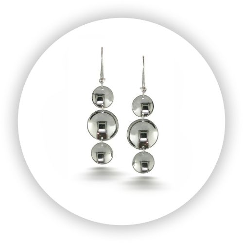 Window Pane Reflection Drop Earrings