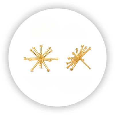 Jax Earrings Vermeil
