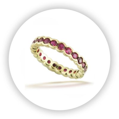 The Ruby Wave Ring