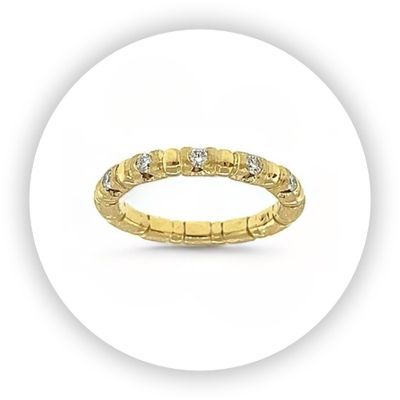 Stacks Ball & Tube & Diamond Band
