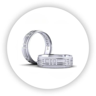 Prairie Style Gents Band Platinum