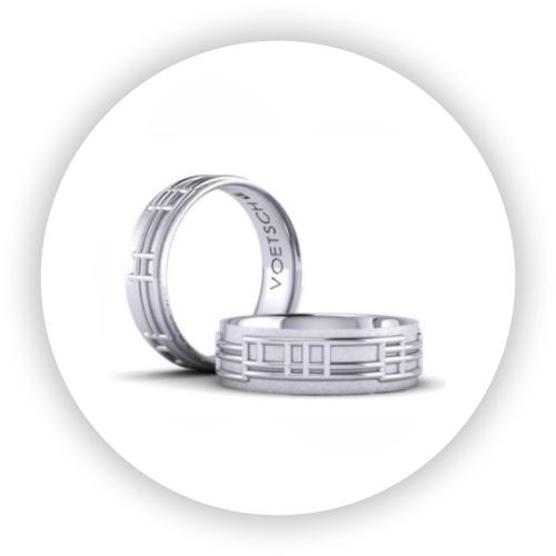 Prairie Style Gents Band Platinum