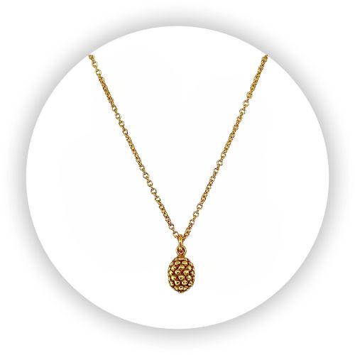 Single 18k Gold Blackberries Pendant