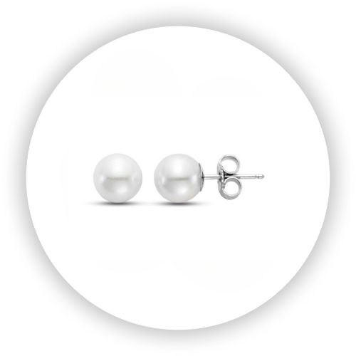 Cultured Freshwater Pearl Stud Earrings