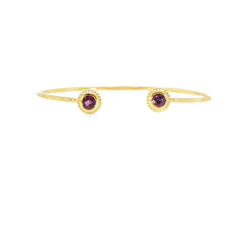 Avalon Cuff with Fancy Garnets