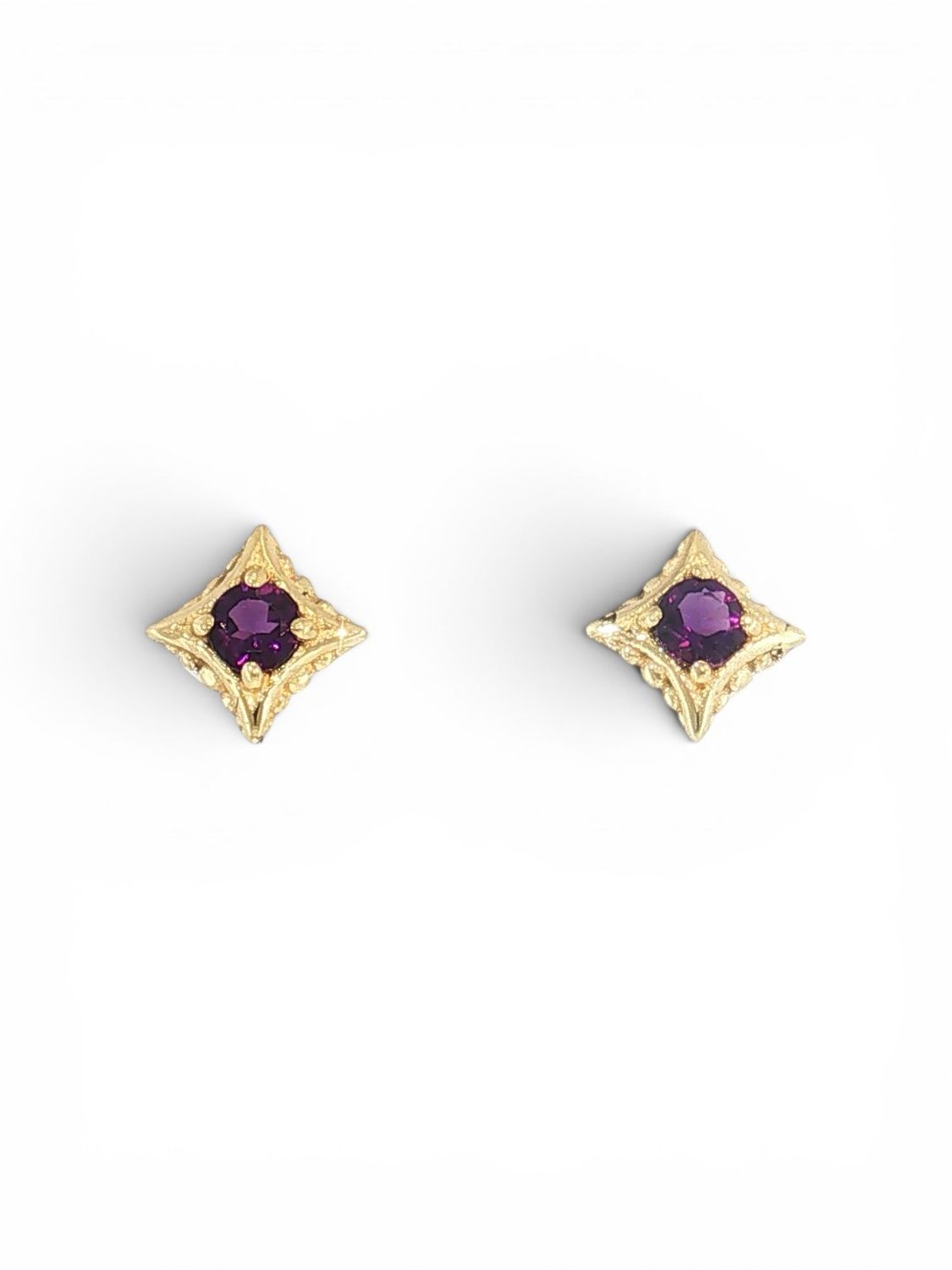 Stella Amethyst Stud Earrings Stella Amethyst Stud Earrings