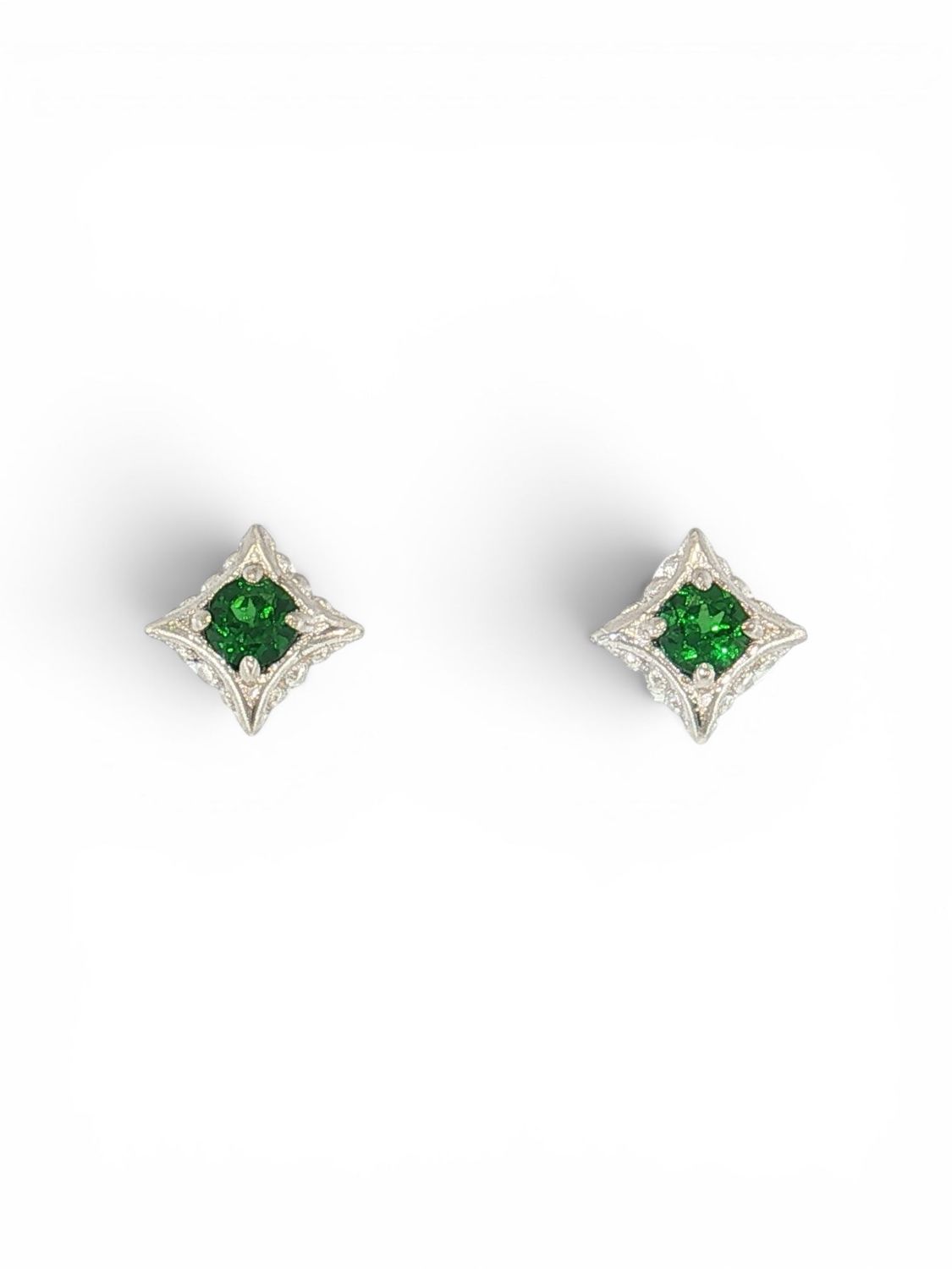 Stella Tsavorite Garnet Stud Earrings Stella Tsavorite Garnet Stud Earrings