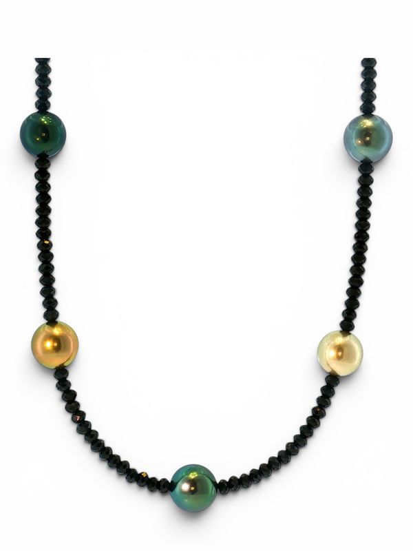 Tahitian Multi Color Cultured Pearl Necklace