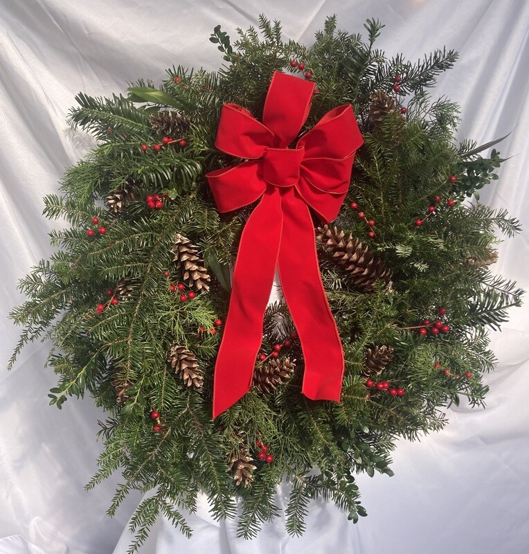 Wreath - Red