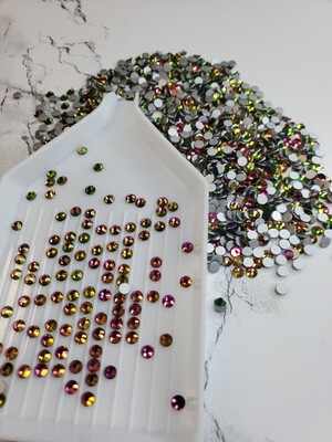 SS10 Glass Rhinestones Color shift Rainbow 