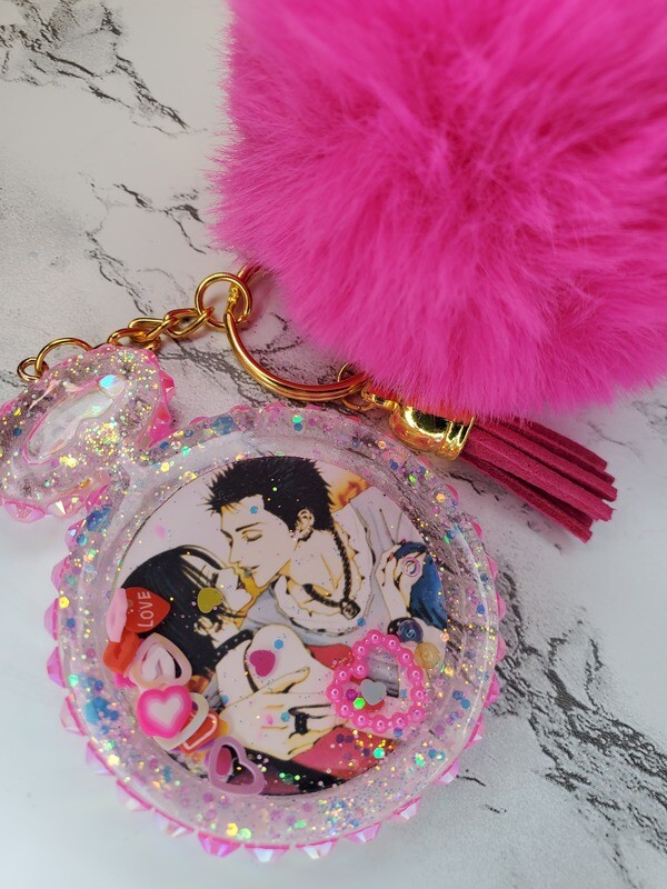 Keychain Shakers Nana, Shin, Hachi, Ren Honjo, Nana Osaki, Nana Komatsu, Shinichi Okazaki, Hearts