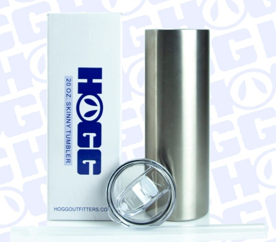 CUSTOM ORDER FOR 20OZ STRAIGHT SKINNY TUMBLER W/ SLIDING LID &amp; STRAW