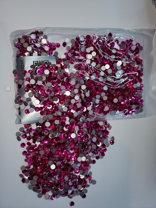 SS16 Peachy Pink Glass Rhinestones 1440pcs