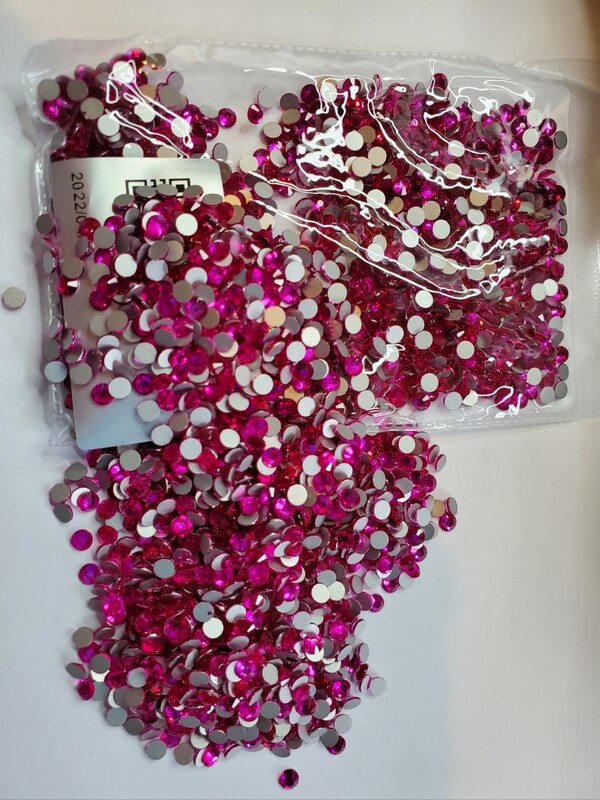 SS16 Peachy Pink Glass Rhinestones 1440pcs
