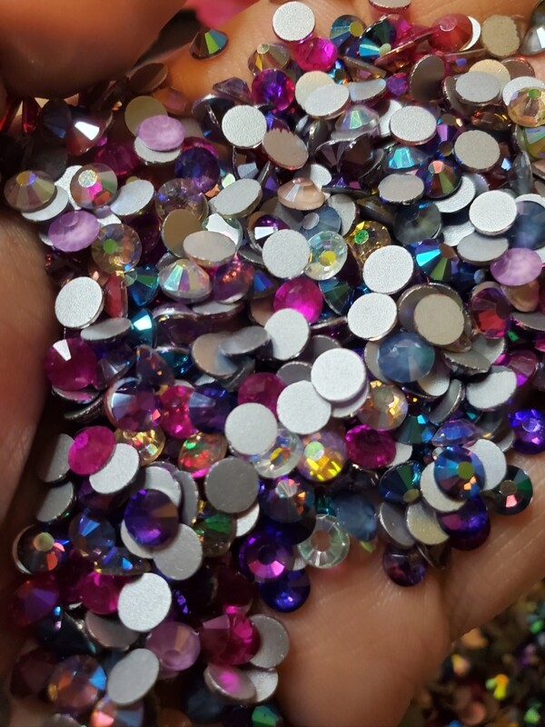 SS20 Mix Glass Rhinestones 2 oz 