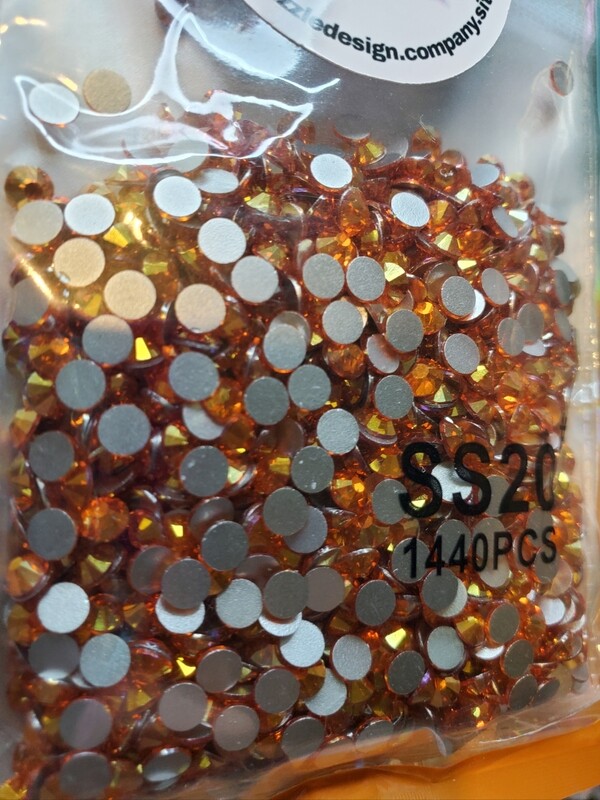 SS20 Sun AB Glass Rhinestones 1440pcs