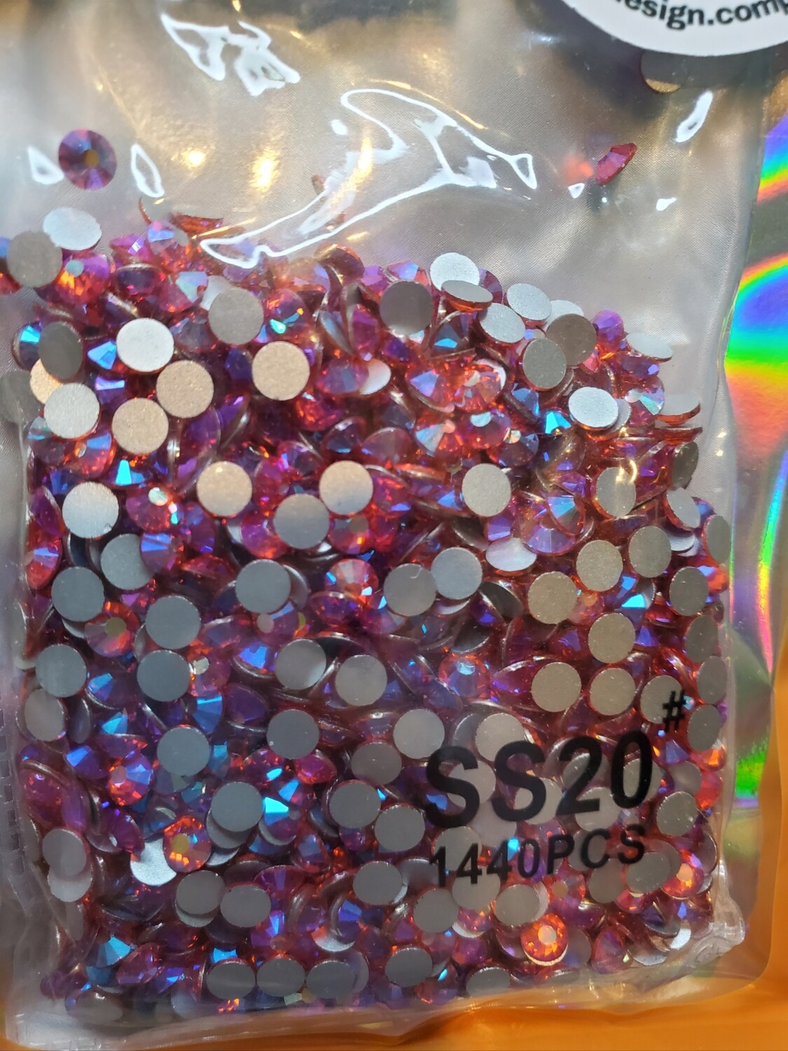 SS20 Hyacinth AB Glass Rhinestones 1440pcs