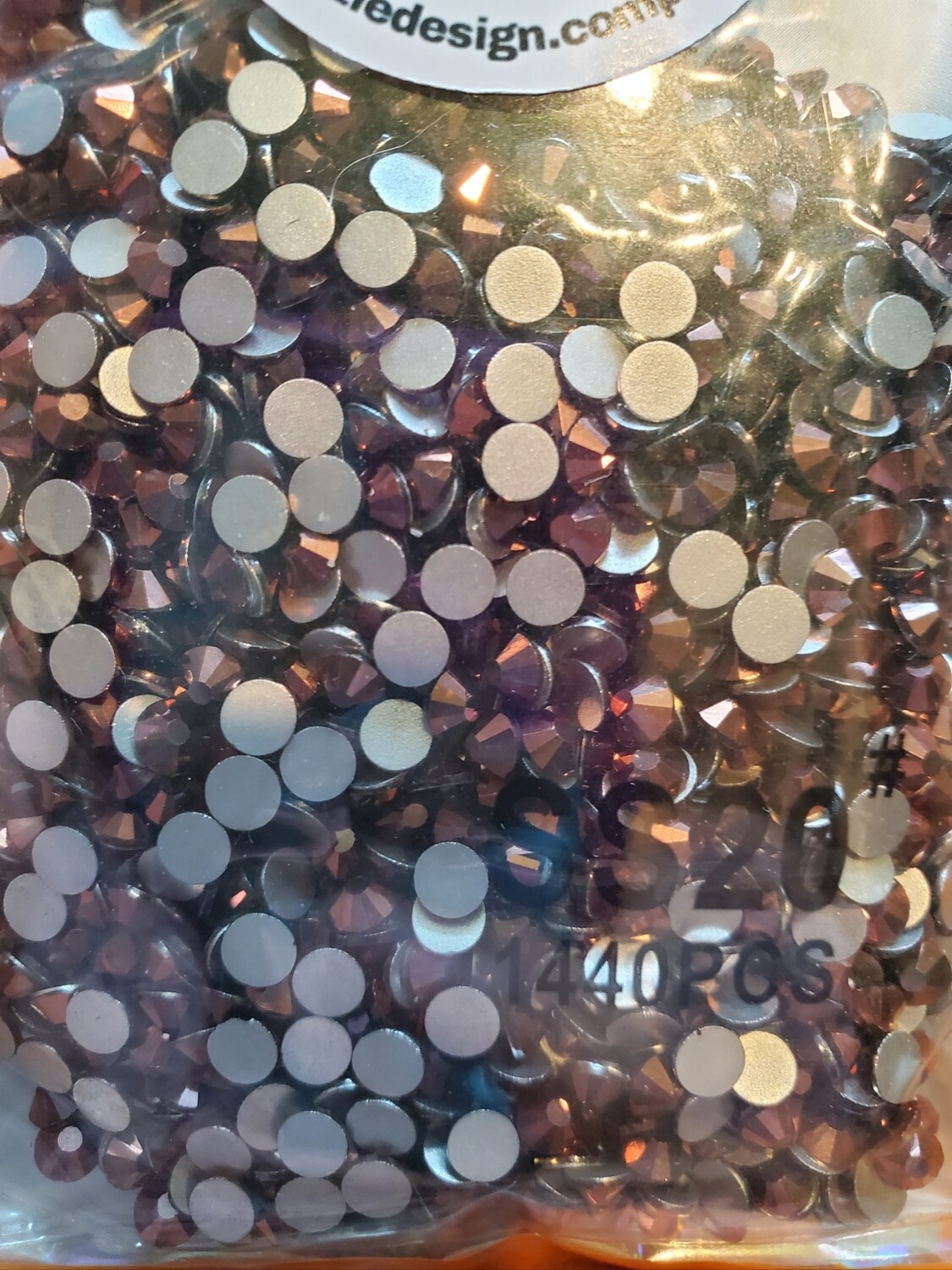 SS20 Rose Gold Glass Rhinestones 1440pcs