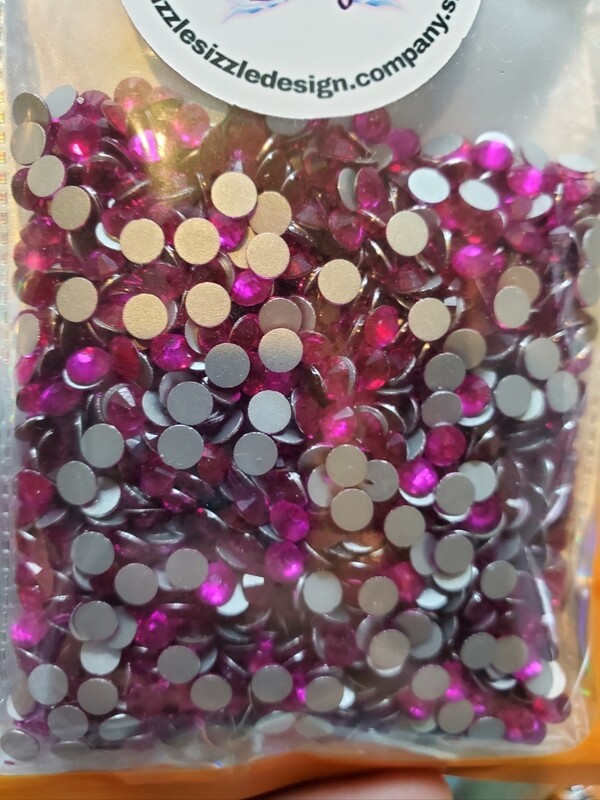SS20 Peachy Pink Glass Rhinestones 1440pcs